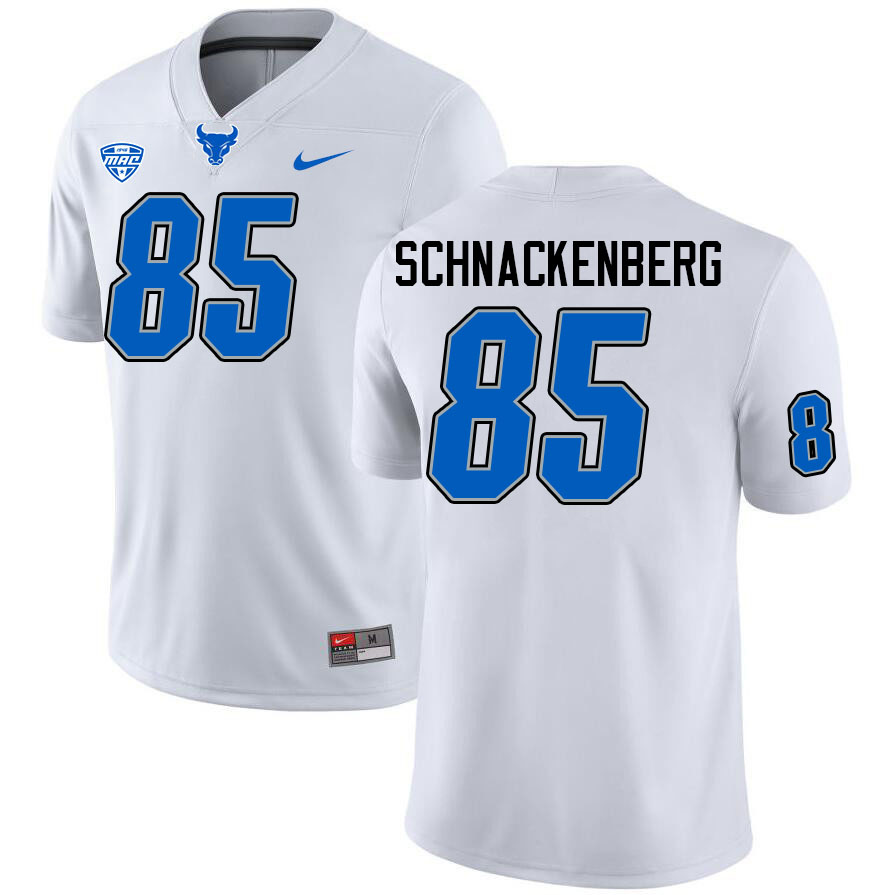 Buffalo Bulls #85 Andrew Schnackenberg College Football Jerseys Stitched Sale-White
